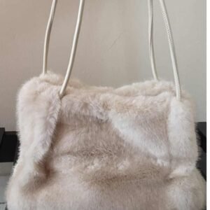 Sac à Main ; Tout doux avec lanière : Beige