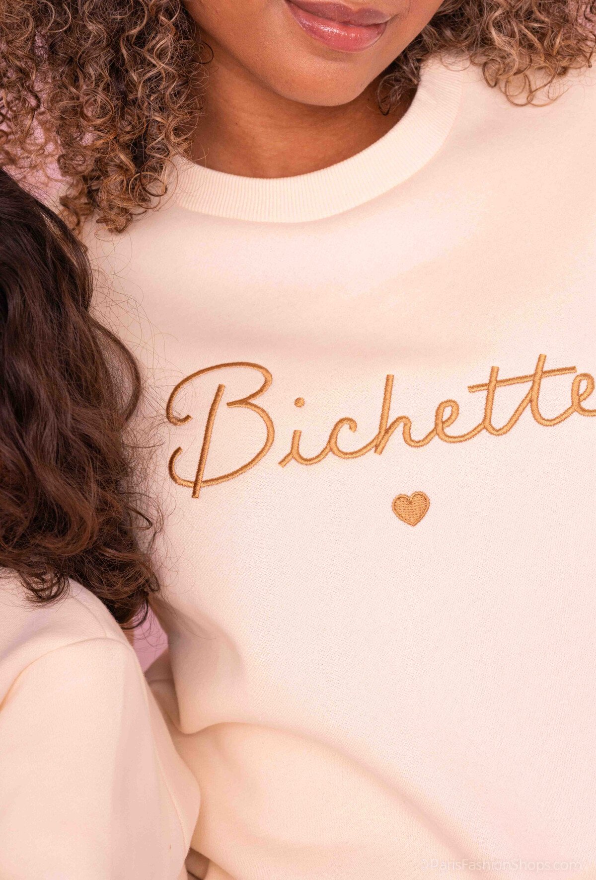 Sweat avec broderie "Bichette" Maman