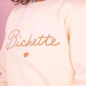 Sweat avec broderie "Bichette" Fille