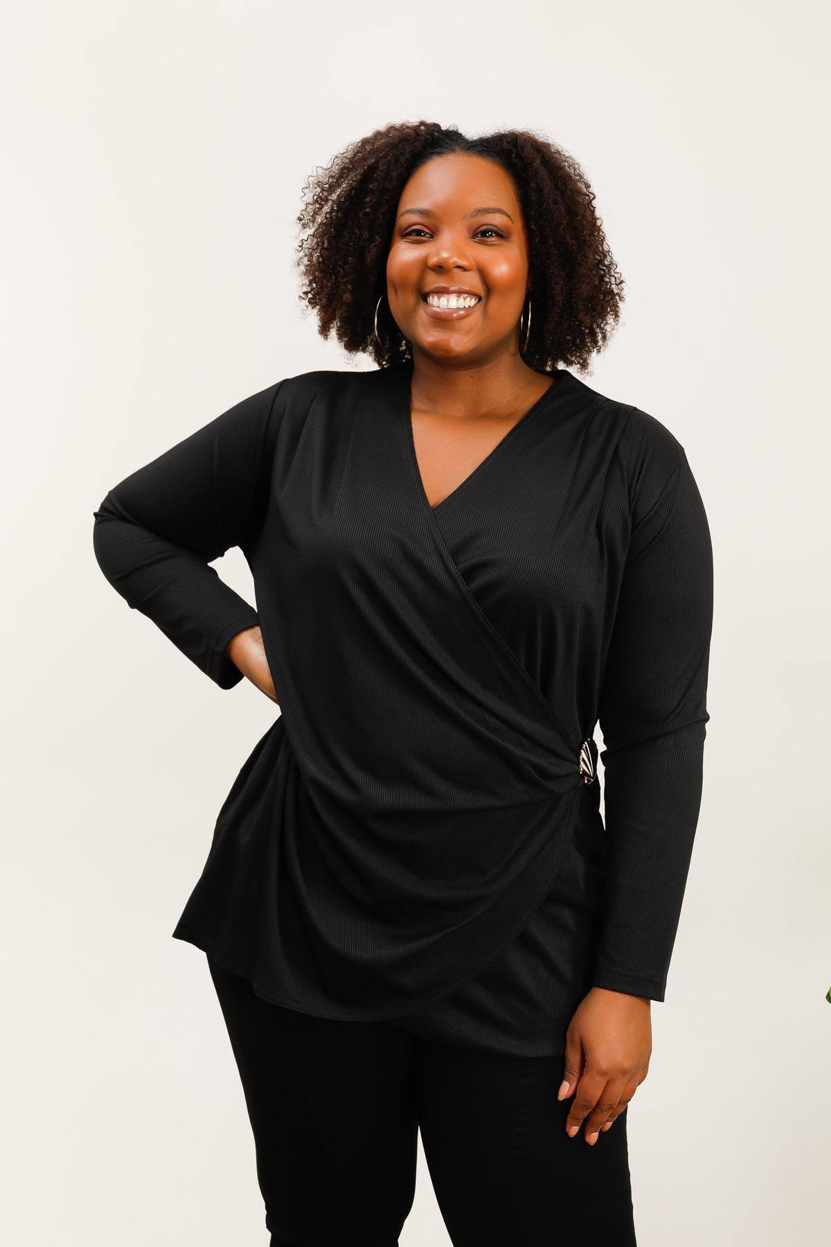 Tunique cache-coeur grande taille