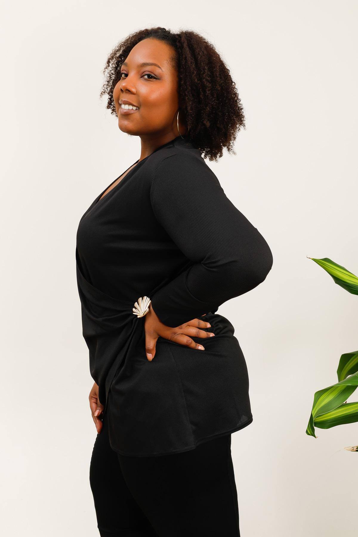 Tunique cache-coeur grande taille – Image 3