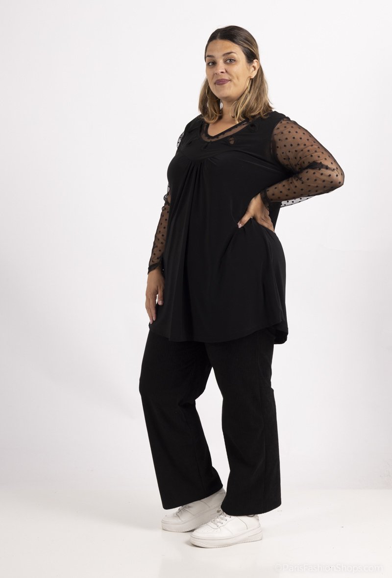 Tunique manches en dentelle – Image 3