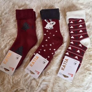 Chaussettes Thermiques toutes douces à bouclettes